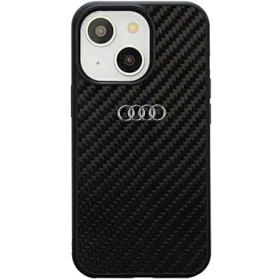 Immagine di Audi AU TPUPCIP14 R8/D2 BK Custodia rigida in fibra di carbonio per iPhone 14 6.1&quot;, colore: Nero