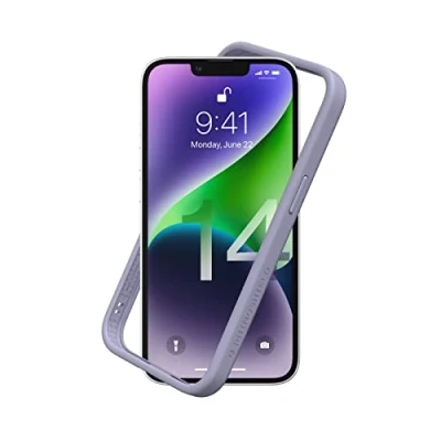 Immagine di RhinoShield Bumper Case Compatible with [iPhone 14] CrashGuard NX Shock Absorbent Slim Design Protective Cover 3.5M / 11ft Drop Protection Lavender