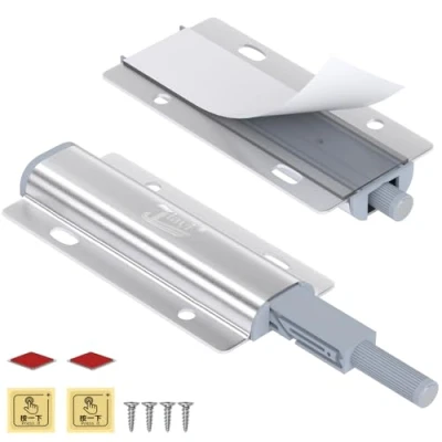 Immagine di Push Pull per Ante Jiayi 2 Pezzi Apertura a Pressione Chiusura Magnetico Home to Open Custodia in Alluminio Mobile Sistema