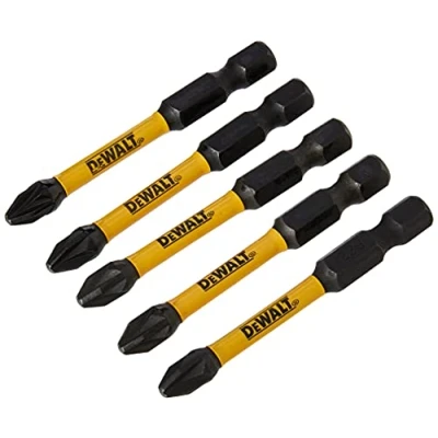 Immagine di DEWALT DT7391T QZ 5 Inserti per Avvitatore a Impulsi Impact Torsion Extreme, Attacco 1/4&quot;, 50 mm PZ2