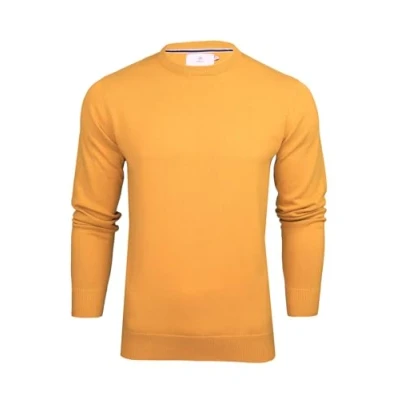 Immagine di Xact Maglione Girocollo in Cotone al 100% per Uomo (Mustard) XXL