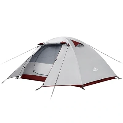 Immagine di Forceatt Tenda Campeggio 2 Persone, Impermeabile Antivento a Due Porte, Ultra Leggero Facile da Installare Tende Campeggio, per Spiaggia, Arrampicata, Escursionismo