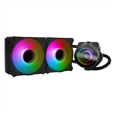 Immagine di Noua Siberus Pro 240 ARGB Nero, Raffreddamento a Liquido CPU, TDP 220W, Infinity Mirror, 2 Ventole PWM Indirizzabile Silenziosa, Universale LGA 1700 1200 115x AM5 AM4 AM3