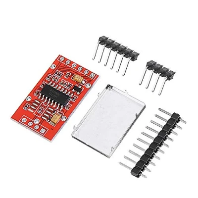 Immagine di DollaTek 5Pcs HX711 Modulo sensore di pesatura Pressione conversione A/D a 24 Bit Doppio Canale con Shied in Metallo