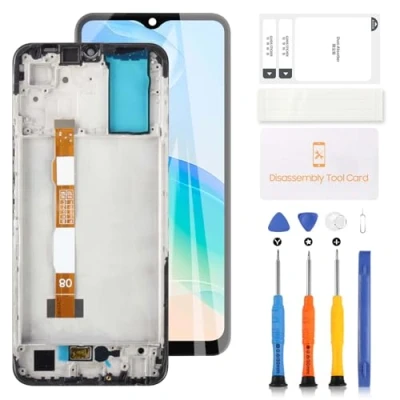 Immagine di LADYSON LCD Display per Vivo Y33S 2021 Schermo V2109 Touch Screen Assemblea Sostituzione di Vetro Digitalizzatore con Strumenti(6.58&quot;, Nero Cornice)
