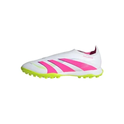 Immagine di adidas Performance Predator League TURF Scarpe da calcetto con tacchetti, Uomo, Taglia: 43 1/3, White/lucid pink/lucid lemon Tessuto / sintetico