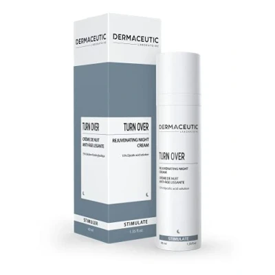 Immagine di Dermaceutic Turnover Crema notte ringiovanente anti età con acido glicolico viso esfoliante, rigenerante e antirughe 40 ml