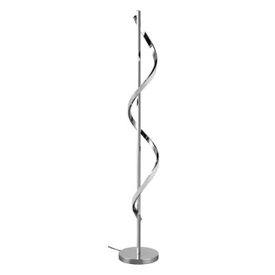 Immagine di Reality LED Lampada da terra Isabel R42201106, metallo cromato, 21,5 watt inclusi, dimmer