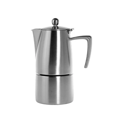 Immagine di Ilsa Slancio Caffettiera Espresso, 4 Cups, Acciaio Inossidabile, Argento