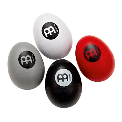 Immagine di Meinl Percussion Egg Shaker Set 4 Differenti Volumi Include Soft, Medium, Loud, Extra Loud Plastica, Multicolor (ES SET)