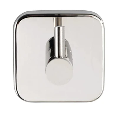 Immagine di Wenko gancio da parete Uno Mezzano, per custodire a portata di mano salviette e canovacci, in acciaio inox qualità resistente contro la ruggine, 5,5 x cm
