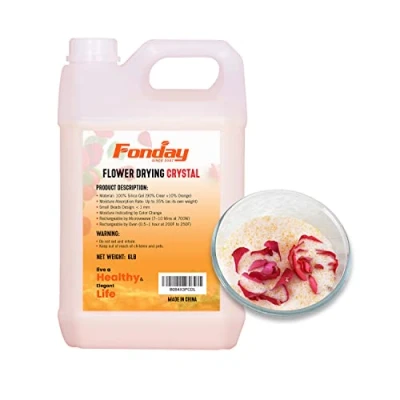 Immagine di Fonday Gel di silice per asciugare i fiori cristalli fini che indicano il colore riutilizzabile ¡ (2,7 kg)