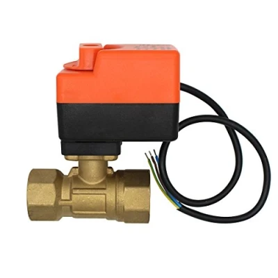 Immagine di Valvola Motorizzata o manuale Ottone BSP 2 vie 220V DN15 DN20 DN25 DN32 DN40 DN50 (DN15)