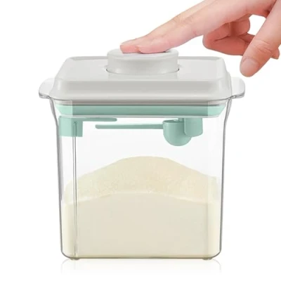 Immagine di YAMAIDUO Dispenser Latte in Polvere per Neonati da 1700 ml, Portatile Sigillato Contenitore con Cucchiaio, a Prova di Umidità Senza BPA Conservare