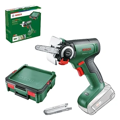 Immagine di Bosch Home and Garden Microsega a Batteria NanoBlade UniversalCut 18V 65, senza (rapido taglio mano libera in Legno e Plastica; profondità di max. 65 mm; 18 Volt; SystemBox), Edizione Amazon