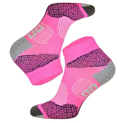 Immagine di TODO RUNNING RAID Calzini da corsa a quarti, imbottitura tecnica anti vesciche, per donna e uomo con DryTex. funzionali colorati lo sport Maratone Fare Jogging In Esecuzione