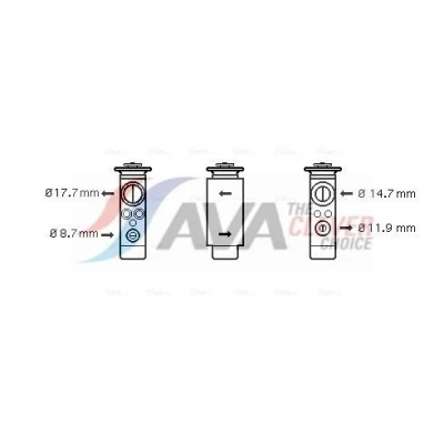 Immagine di PRASCO OL1461 Valvola Espansione Climatizzatore OPEL: Astra H Hatchback, Caravan