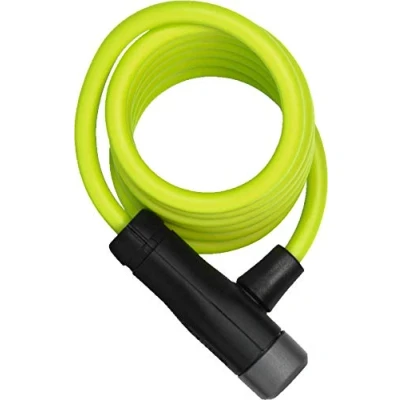 Immagine di ABUS Star 4508K/150 Serratura per bicicletta con cavo a spirale di 8 mm spessore Livello sicurezza 2 Verde