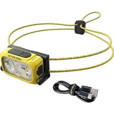 Immagine di NiteCore NU21gelb LED (monocolore) Lampada frontale a batteria ricaricabile 3600 lm NC NU21 G