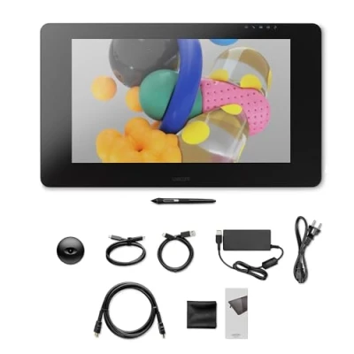 Immagine di Wacom Cintiq Pro 24 Display Interattivo e Penna Pen 2; Tavoletta Grafica con Schermo LCD 24&quot; per Disegno Digitale; Fino a 4K UHD; Compatibile Windows &amp; OS X; Nero