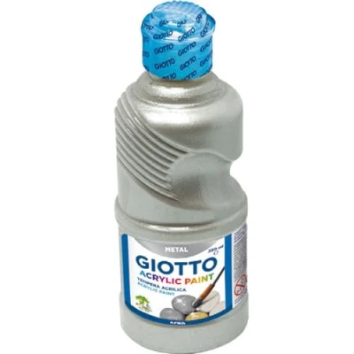 Immagine di Giotto Tempera Acrilica 250 ml Argento 533900