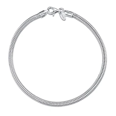 Immagine di Amberta Bracciale per Charm da Donna in Argento Sterling 925: 19 cm