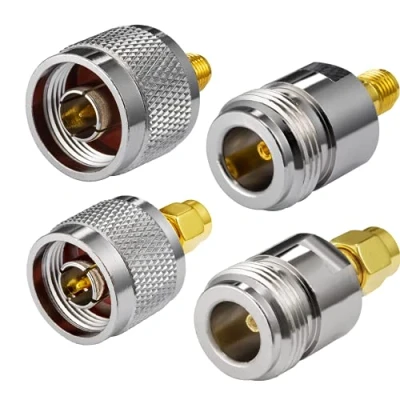 Immagine di Vecys RP SMA a Tipo NAdapter Wifi Antenna Adapter 4 kit per Wlan Outdoor RPSMA 4G Router Wirelesse Bluetooth (4 pezzi)