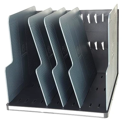 Immagine di Exacompta 390714D Classificatore Verticale, Nero/Grigio Topo, 30 x 28.8 25.5
