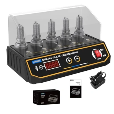 Immagine di AUTOOL Tester per candele auto, Auto Spark Plug Detector Ignition System Analyzer (5 Fori)
