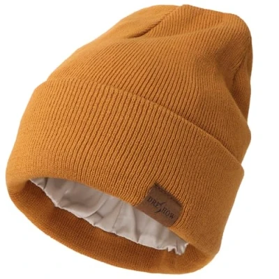 Immagine di DRESHOW Berretto Invernale da Donna Cappello Caldo Beanie Morbida Comoda in Maglia Raso Inverno All&#039;aperto Cappelli con Polsino Elasticizzata Fodera