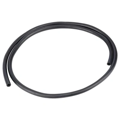 Immagine di stonylab Tubo in Gomma Lattice Nero, Pezzo Continuo Puro Altamente Elastico e Resistente Naturale 9 mm OD 6 ID, 1 Metro