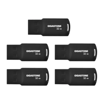 Immagine di Gigastone Chiavetta USB 32 GB Set da 5, V70 2.0 Memorizzazione dei dati Serie, design portachiavi, compatibile con interfaccia