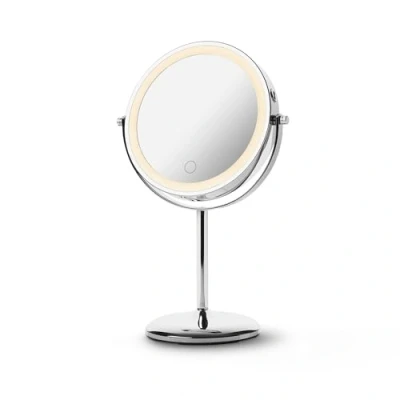 Immagine di Medisana CM 844 specchio trucco con ingrandimento, bagno luce, batteria ricaricabile, luce LED a regolazione continua e 2 superfici rotanti senza ingrandimento 7x