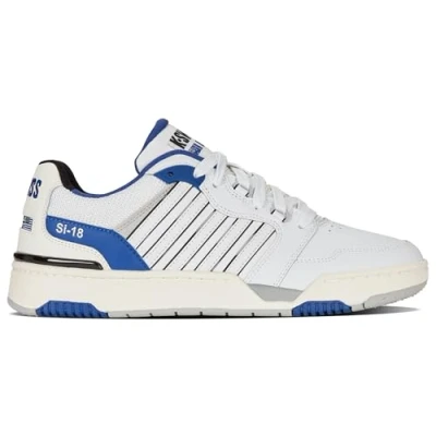 Immagine di K Swiss Si 18 Rival, Scarpe da Ginnastica Uomo, Wht Blue Quartz Blk, 42 EU