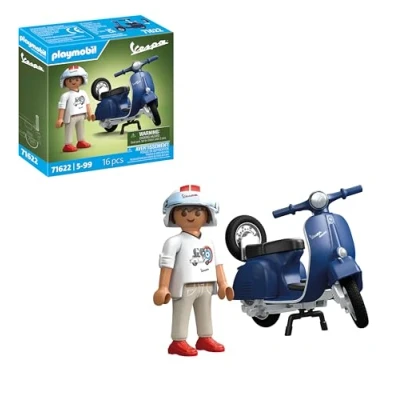 Immagine di Playmobil® 1969 Vespa 150 Sprint Veloce, blu 71622