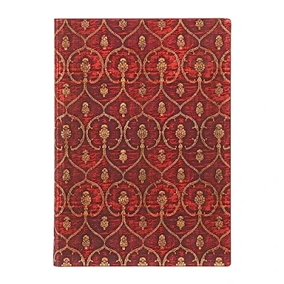Immagine di Paperblanks Velluto Rosso Flexi a copertina morbida Midi Bianco
