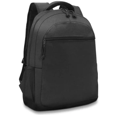 Immagine di Waytex 71066 Zaino per Computer 17&quot; Nero, Spalline Traspiranti, Tasca Laterale in Rete, 22L, Impermeabile, Anteriore con Zippata, Scomparto Imbottito PC Portatile, taglia unica,