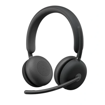 Immagine di Logitech Zone Wireless 2, Cuffia con Microfono Cancellazione del Rumore Premium ANC Ibrida, Bluetooth, USB C, A, Certificazione per Zoom, Google Meet, Voice, Fast Pair, Graphite