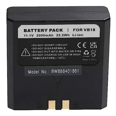 Immagine di vhbw batteria sostituisce Godox VB18, VB19 per flash fotocamera (2000mAh, 11,1V, Li Ion)