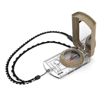 Immagine di SILVA Bussole Base Trasparente con Specchio Terra Expedition S bussola (MN) Unisex Adulti