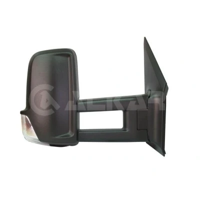 Immagine di specchio retrovisore esterno Alkar 9291994 Sx manuale con a grandangolo, Braccio lungo, convesso per veicolo guida