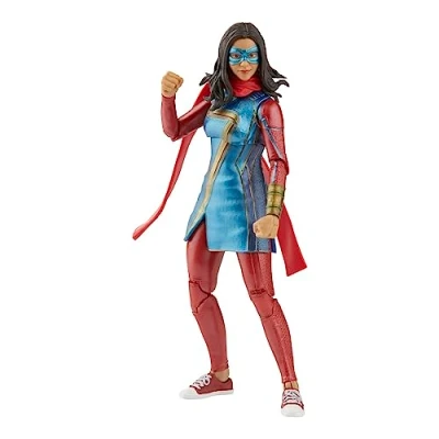 Immagine di Hasbro Marvel Legends Series, Ms. Disney Plus, action figure collezionabile da 15 cm, ispirata alla serie del MCU, include 2 accessori e 1 parte Build a Figure, Multi, F3857