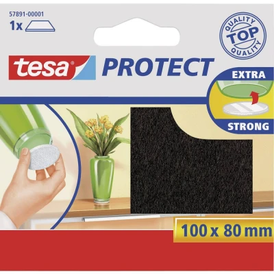 Immagine di tesa 57891 00001 00 Feltro autoadesivo Marrone (L x L) 100 mm 80 1 pz.