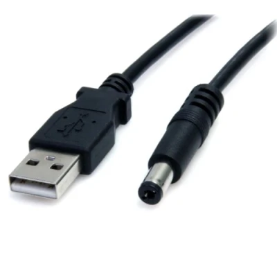 Immagine di StarTech.com Cavo di alimentazione USB a spina 5,5mm Connettore barrel Jack tipo M 5V DC 91 cm
