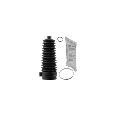 Immagine di FEBI BILSTEIN 21259 Kit soffietto, Sterzo Gomma Assale anteriore Sx, Dx con grasso morsetti FORD: Focus Mk1 Hatchback, FIESTA 4
