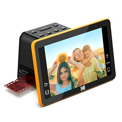 Immagine di KODAK Slide n Scan Digital Film Scanner Max 7&quot; Grande schermo LCD da converte Negativi Colore in 22MP HD &amp; b JPEG RODFS70