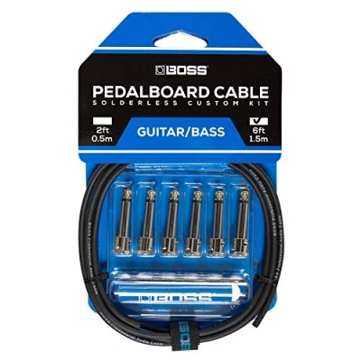 Immagine di BOSS BCK 6 Solderless Pedalboard Cable Kit, Simple and quick assembly, 6ft/1.5m length