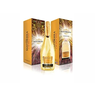 Immagine di Casa Sant&#039;Orsola Prosecco D.O.C. Millesimato Magnum Extra Dry, 11%, da Uva Glera, Gusto Fresco con Note Fruttate, 1x1500 ml