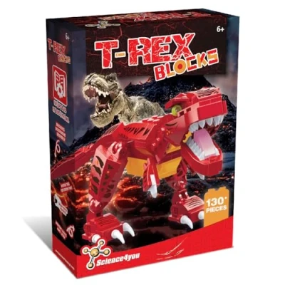 Immagine di Science4you Kit di Costruzione Dinosauri per Bambini Divertiti a Costruire Dinosauri, T Rex in un Parco Giurassico, Regalo Dinos 5 6 7 8+