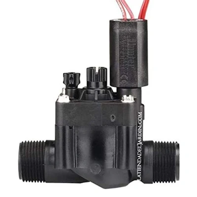 Immagine di Suinga Elettrovalvola di irrigazione 1&quot; 24 V PGV 101 mm Hunter filetto maschio con regolatore flusso